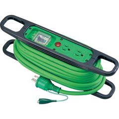 NICHIDO Việt Nam | NICHIDO Hand Reel 100V 3-core x 10m Green with Earth Leakage Circuit Breaker Hand Reel MW3272605