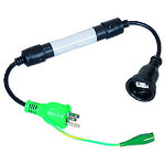 NICHIDO Việt Nam | NICHIDO Sensor Cord, 100V, Rainproof, 3-core, Earthed, Pop-in Plug, 0.5m Rainproof-type Sensor Cord MW3272621