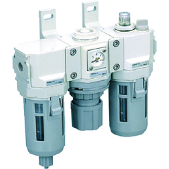 CKD Việt Nam | CKD FRL unit F.R.L combination Standard white series Rc3/8 Lubricator, no manual cock FRL Combination MW3444350