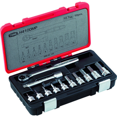 TONE Việt Nam | TONE Hexagonal Socket Wrench Set, 12.7mm Drive, 12-Piece Set Hexagon Socket Wrench Set MW3448452