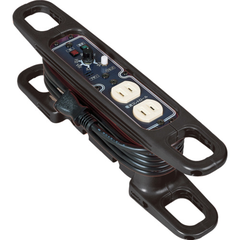 NICHIDO Việt Nam | NICHIDO Hand Reel Current Control Reel 100V 2-core x 3m Black Current Control Cord Reel MW3686124