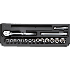 KTC Việt Nam | KTC 6.3 sq. Socket Wrench Set [17 pieces] MW3839214