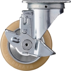 HAMMER CASTER Việt Nam | Hammer Swivel urethane wheel (roller bearing) 100mm with stopper Top plate: Urethane cast MW3984575