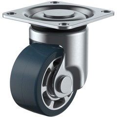 YUEI Việt Nam | YUEI Plate-type Swivel Low-floor Caster Urethane Wheel diameter 75mm H-type HG-type Mounting dimensions 71 x 71 MW4405099