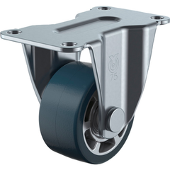 YUEI Việt Nam | YUEI Plate type Fixed Low floor caster Urethane Wheel diameter 65mm H type HR type Mounting dimensions 91 x 47 MW4405102
