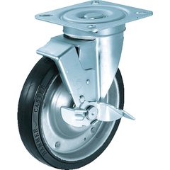 HAMMER CASTER Việt Nam | Hammer Swivel type chip-resistant special rubber wheel (radial ball bearing) 200 mm with stopper MW4789067