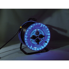 NICHIDO Việt Nam | NICHIDO Electrician's Drum, Rainproof LED Line Drum, Blue, Overload and Leakage Protection, 30m Outdoor type(Rain-Proof/Dust-Proof)Code Reel MW4866193