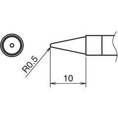 HAKKO Việt Nam | Hakko soldering tip 0.5B type MW5586342
