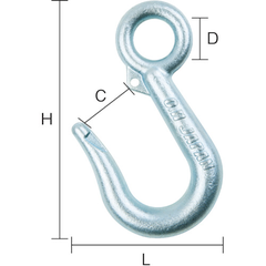 OH Việt Nam | OH Slim Hook (without safety lever) 500kg Slim Hook MW7995563