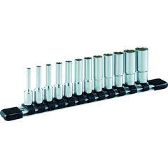 TONE Việt Nam | TONE Deep Socket Set (Inch) (Hexagonal with Holder) 12-Piece Set, 6.35mm Drive Deep Socket Set MW8109635