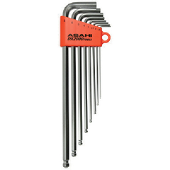 ASH Việt Nam | ASH Long Ball Point Hexagonal Wrench Set, 8 Pieces Ball Point Key Wrench Set Ball Retaining Type MW8164982
