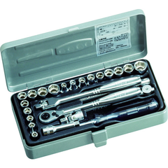 TONE Việt Nam | TONE Socket Wrench Set, Hexagonal Type, 6.35mm Drive, 25-Piece Set MW8188764