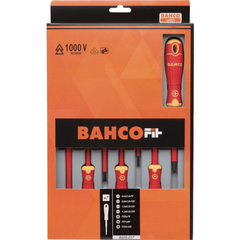 BAHCO Việt Nam | BAHCO FIT insulated screwdriver set of 7 B196.025.075, B142.000.075, etc. MW8551700
