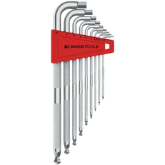 Bộ thanh vặn lục giác không điều chỉnh được gồm 9 chi tiết  mã 424491.0100, code 324491.0100 ( PB3212LH10), hiệu Swiss tools/ Thụy Sỹ, mới 100%