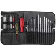 Bộ tuốc nơ vít gồm 25 chi tiết mã 436090.0100, code 336090.0100 ( PB8515), hiệu Swiss tools/ Thụy Sỹ, mới 100%
