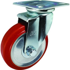 Yodono Việt Nam | Yodono Plate Type Caster (Pressed Red Rubber Wheel) Flexible MW8353175