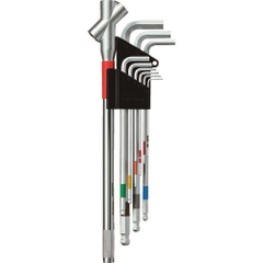 Bộ lục giác 10 chi tiết WISE - #SBL-1000 (Super -Ball Wrench Set)