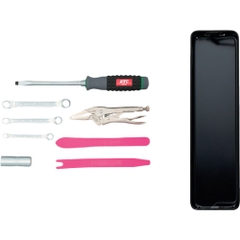 KTC Việt Nam | KTC tool kit option for double-opening metal case set 12.7sq. Black 8 piece set MW1208605