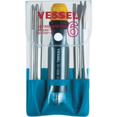 Bút thử điện đa năng 6 trong 1 VESSEL - # TD-1300L (Electric Detection Screwdriver  set)