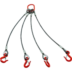 Trusco Nakayama Vietnam | TRUSCO Wire Rope Sling Aluminum Lock Sling (4-piece Type) MW1606400