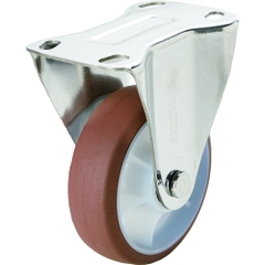 Trusco Nakayama Việt Nam | TRUSCO plate type caster "TYS series" (nylon wheel urethane wheel/stainless steel fittings) fixed MW1613672
