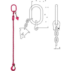 Xích cẩu hàng, sling xích UNION -# 862352