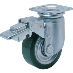 Yodono Việt Nam | Yodono Plate type heavy load casters (pressed urethane wheels) with swivel stopper MW3277674