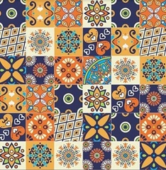 Giấy dán gạch bông - MS15