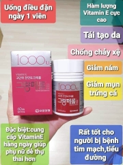 Viên uống Vitamin E 1000IU