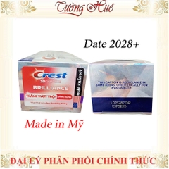 Kem Đánh Răng Crest 3D White Brilliance Vibrant Peppermint 130g