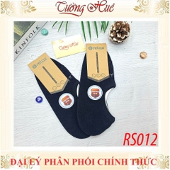Vớ Nam Relax RS012 Xanh Đen Freesize Cotton Co Giãn Cổ Thấp