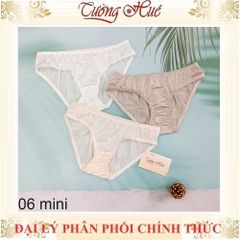 Quần lót nữ Angel 06mini Quần lót lưng thấp form nhỏ màu trơn basic.