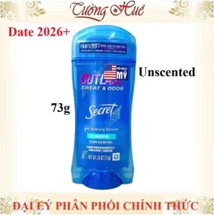 Lăn Khử Mùi Nữ Secret Clear Gel Nhiều Mùi Hương - 73g