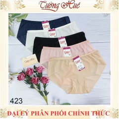 Quần Lót Nữ Cosy 423 Quần lót không viền may lưng vừa màu trơn.