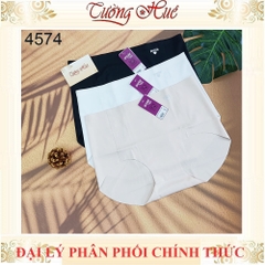 Quần lót nữ annie 4574 Quần lót su đúc lưng cao bao phủ nguyên mông không viền may.
