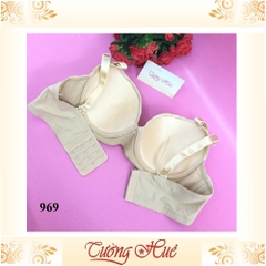 Áo lót nữ Thái Lan Sister Hood 969 ren, mút mỏng lưng bảng to.