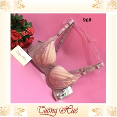 Áo lót nữ Thái Lan Sister Hood 969 ren, mút mỏng lưng bảng to.