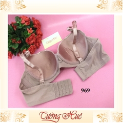 Áo lót nữ Thái Lan Sister Hood 969 ren, mút mỏng lưng bảng to.