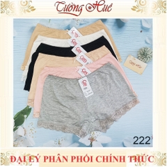 Quần Đùi Mặc Váy Cosy 222 Quần mặc váy chất cotton mềm phối ren viền
