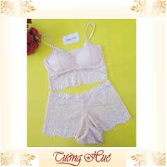 Set bộ Bra ren mút mỏng vừa không gọng.