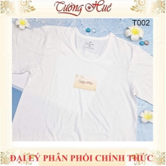 Áo Lót Nam Trắng Tay Ngắn Sovitex By relax T002 Cổ Chữ U Cotton Thun Co Dãn Không Viền May 2 Bên Hông