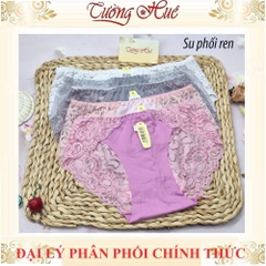 Quần lót nữ su phối ren size ML MÀU NGẪU NHIÊN.