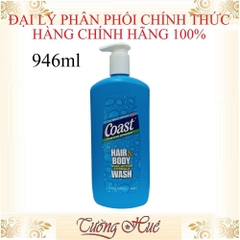 Tắm gội Nam Coast Classic Scent Hydrating Formula for Hair & Body - 946ml (Có Lựa Chọn)