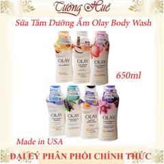 Sữa Tắm Dưỡng Ẩm Olay Body Wash Nhiều Mùi Lựa Chọn - 650ml