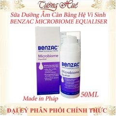 Sữa dưỡng ẫm cân bằng hệ vi sinh cho da dầu mụn và nhạy cảm Benzac Microbiome 50ml