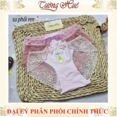 Quần lót nữ su phối ren size ML MÀU NGẪU NHIÊN.
