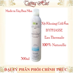 Xịt Khoáng Giữ Ẩm BYPHASSE Eau Thermale 100% Naturelle - 300ml