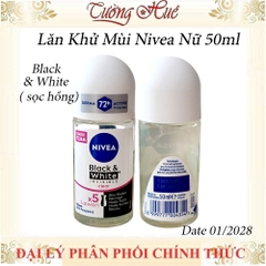 Lăn Khử Mùi Nivea Hàng Ngoại Đủ Loại - 50ml (Có lựa chọn)