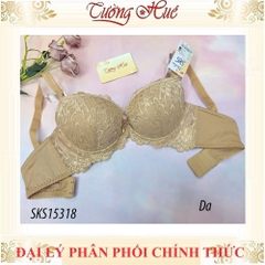 Áo lót nữ Darlin SKS 15318 áo ngực mút dầy nâng ren.