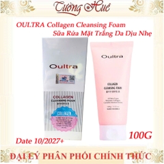 OULTRA Collagen Cleansing Foam Sữa Rửa Mặt Trắng Da Dịu Nhẹ 100g